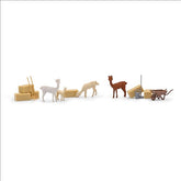 Busch 8870, Aktion-Set: Alpakas mit Jungtier / TT